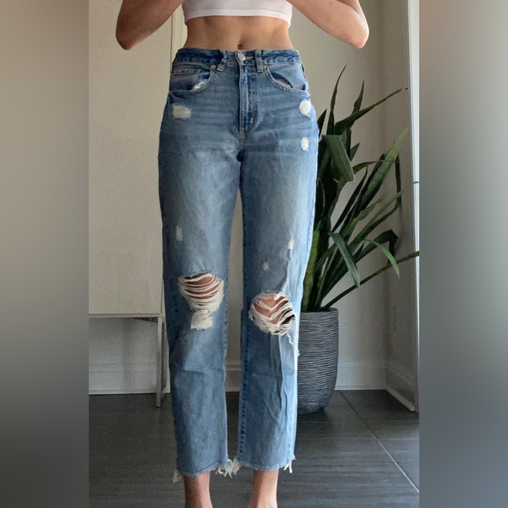 Garage acid wash jeans